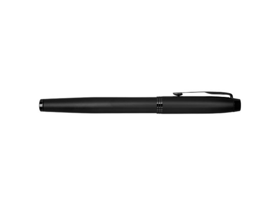 Parker set penna a sfera e penna roller acromatiche in confezione regalo IM (inchiostro nero/blu)