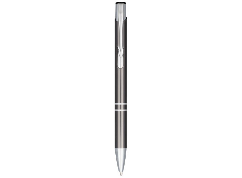 Penna a sfera anodizzata Moneta (inchiostro blu)