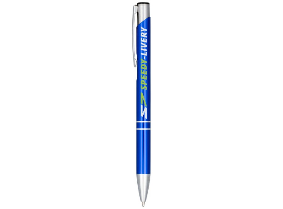 Penna a sfera anodizzata Moneta (inchiostro blu)
