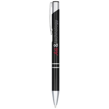 Penna a sfera anodizzata Moneta (inchiostro blu)