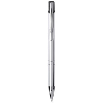 Penna a sfera anodizzata Moneta (inchiostro blu)