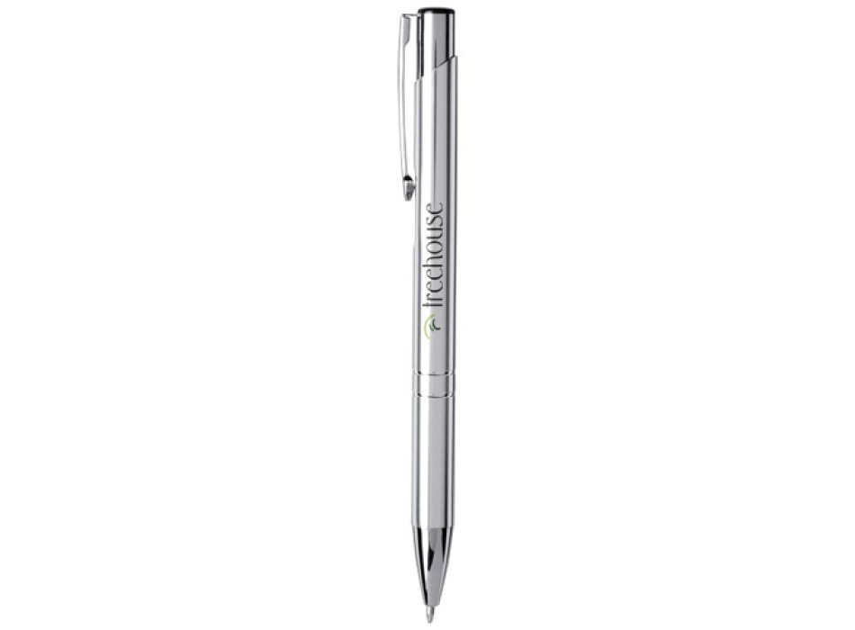Penna a sfera anodizzata Moneta (inchiostro blu)