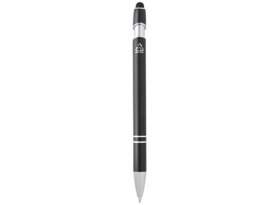 Penna a sfera con finitura argento Kish 