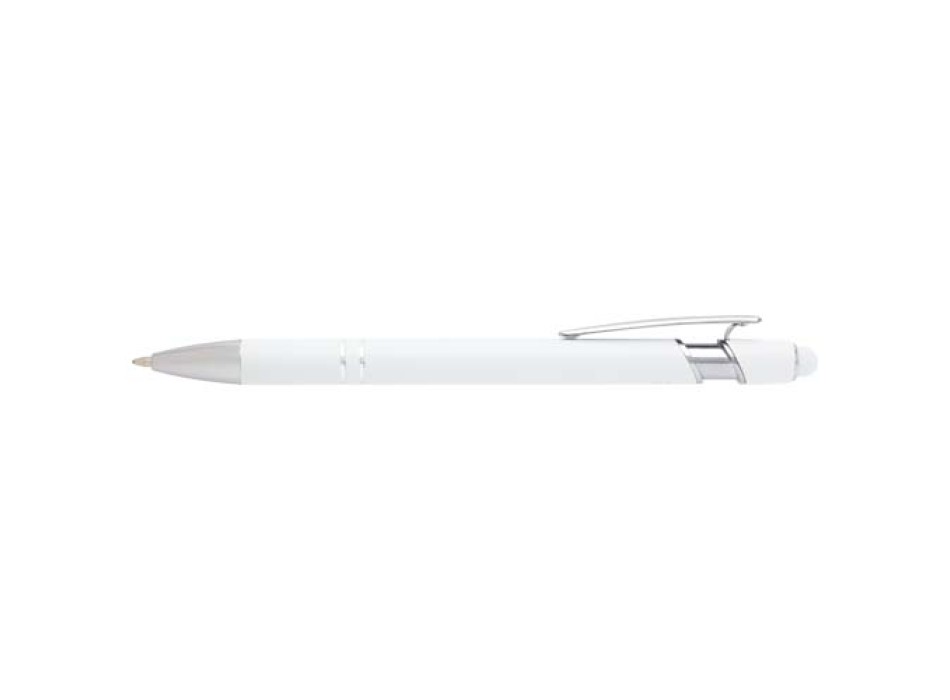 Penna a sfera con finitura argento Kish 