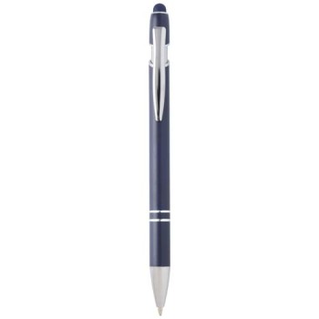 Penna a sfera con finitura argento Kish 