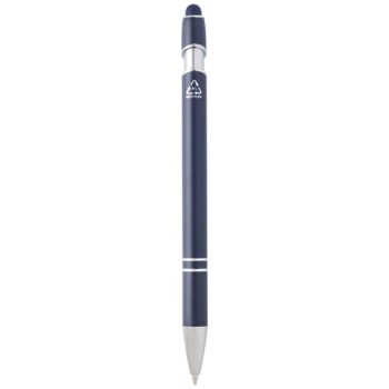 Penna a sfera con finitura argento Kish 