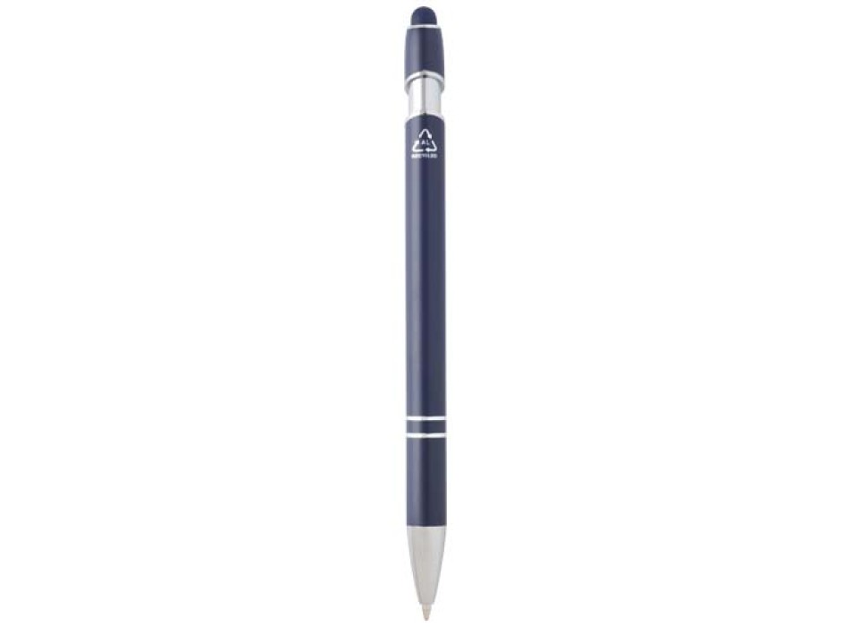 Penna a sfera con finitura argento Kish (inchiostro blu)