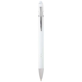 Penna a sfera con finitura argento Kish 