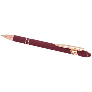 Penna a sfera con finitura oro rosa Nanna (inchiostro blu)