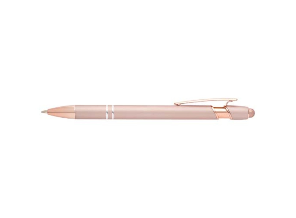 Penna a sfera con finitura oro rosa Nanna (inchiostro blu)