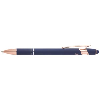 Penna a sfera con finitura oro rosa Nanna (inchiostro blu)