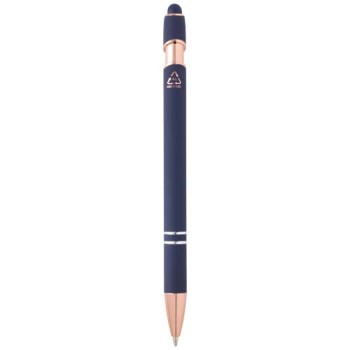 Penna a sfera con finitura oro rosa Nanna (inchiostro blu)