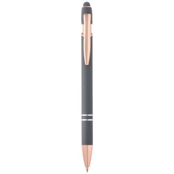 Penna a sfera con finitura oro rosa Nanna (inchiostro blu)