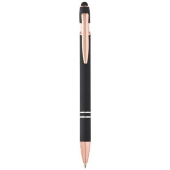 Penna a sfera con finitura oro rosa Nanna (inchiostro blu)
