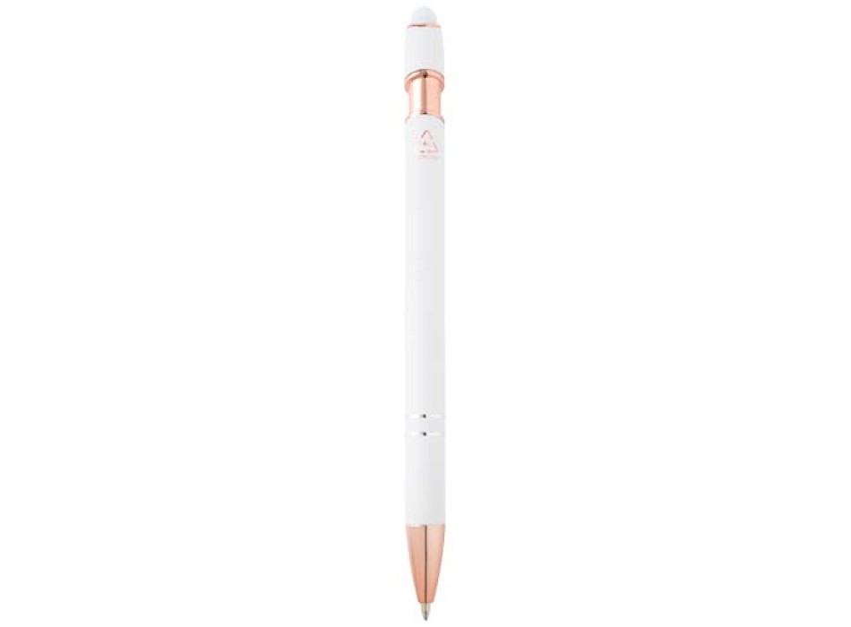 Penna a sfera con finitura oro rosa Nanna (inchiostro blu)