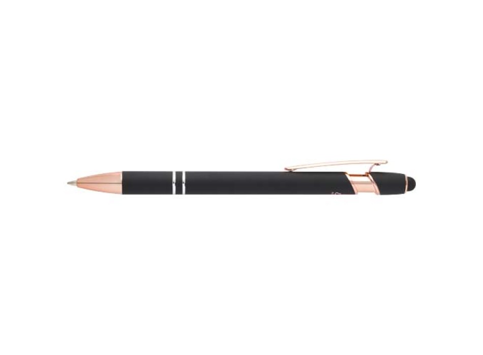 Penna a sfera con finitura oro rosa Nanna (inchiostro blu)
