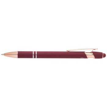Penna a sfera con finitura oro rosa Nanna (inchiostro blu)