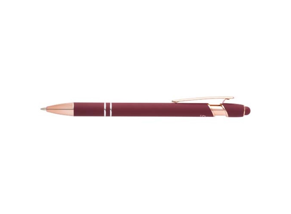 Penna a sfera con finitura oro rosa Nanna (inchiostro blu)