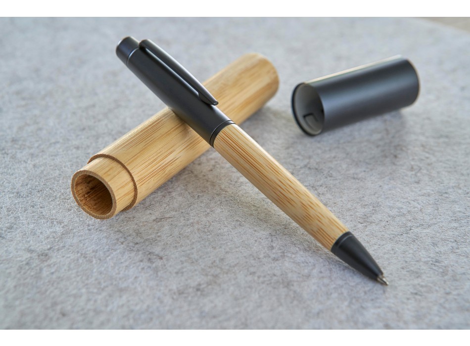 Penna a sfera con fusto in bambù Anke