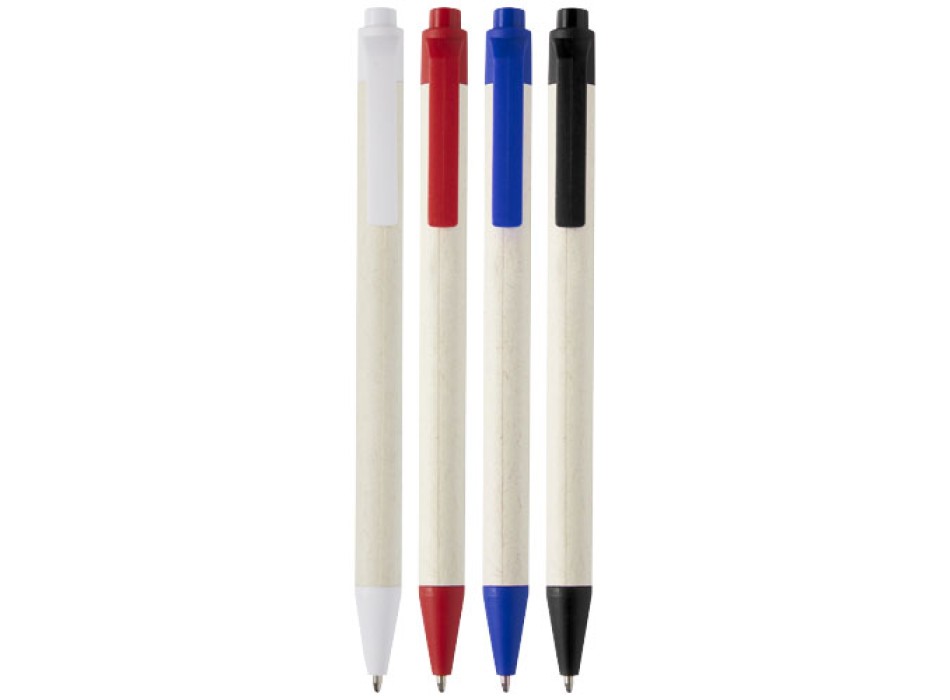 Penna a sfera Dairy Dream realizzata con cartoni del latte riciclati (inchiostro nero)