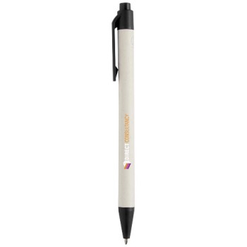 Penna a sfera Dairy Dream realizzata con cartoni del latte riciclati (inchiostro nero)