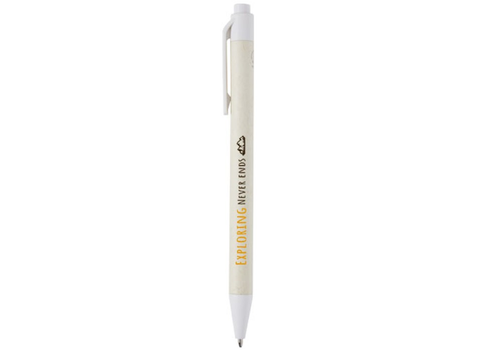 Penna a sfera Dairy Dream realizzata con cartoni del latte riciclati (inchiostro nero)