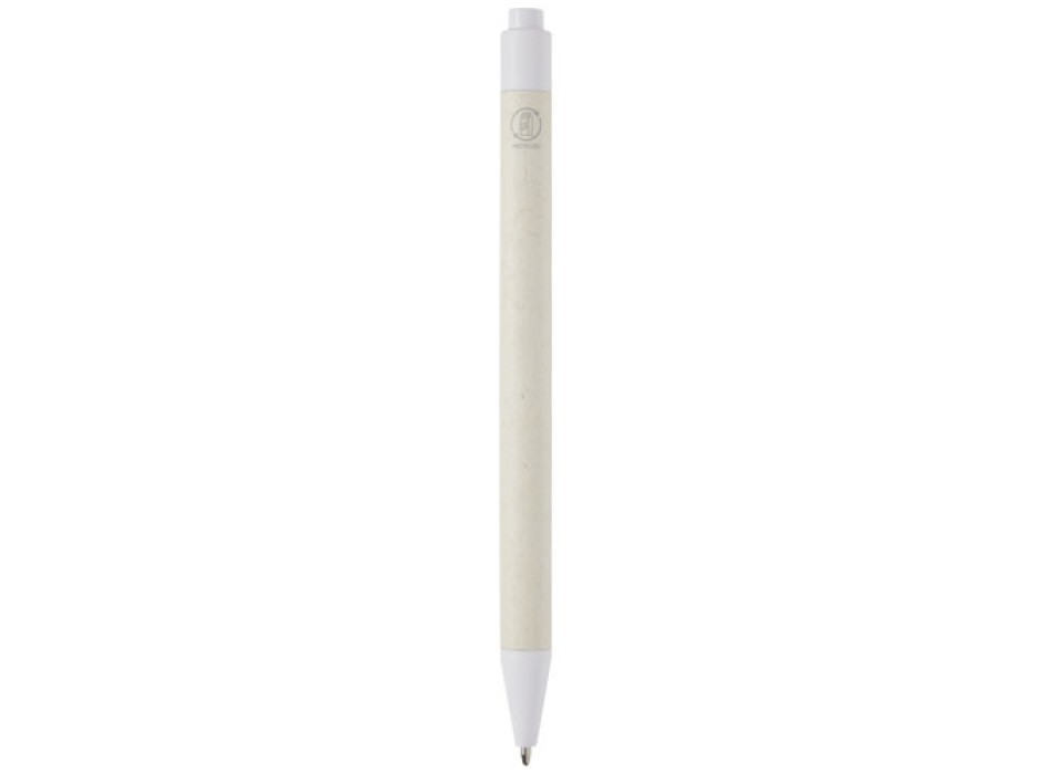 Penna a sfera Dairy Dream realizzata con cartoni del latte riciclati (inchiostro nero)
