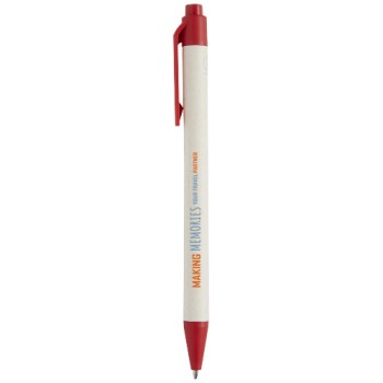 Penna a sfera Dairy Dream realizzata con cartoni del latte riciclati (inchiostro nero)