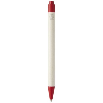 Penna a sfera Dairy Dream realizzata con cartoni del latte riciclati (inchiostro nero)