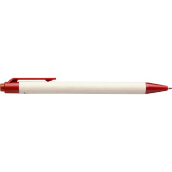 Penna a sfera Heike | Cartone per bevande
