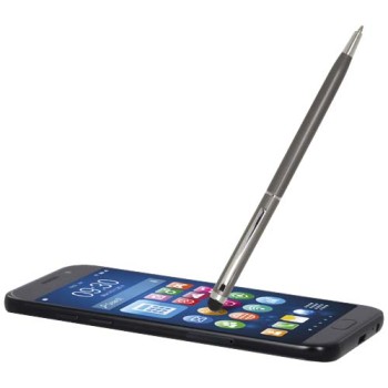 Penna a sfera in alluminio con stylus Ore (inchiostro blu)