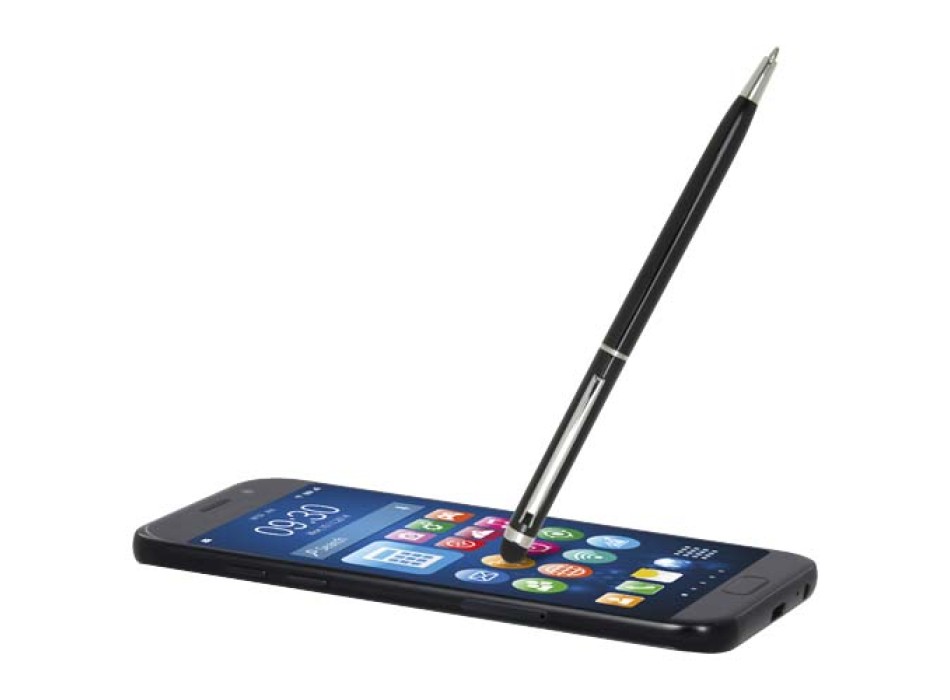Penna a sfera in alluminio con stylus Ore (inchiostro blu)