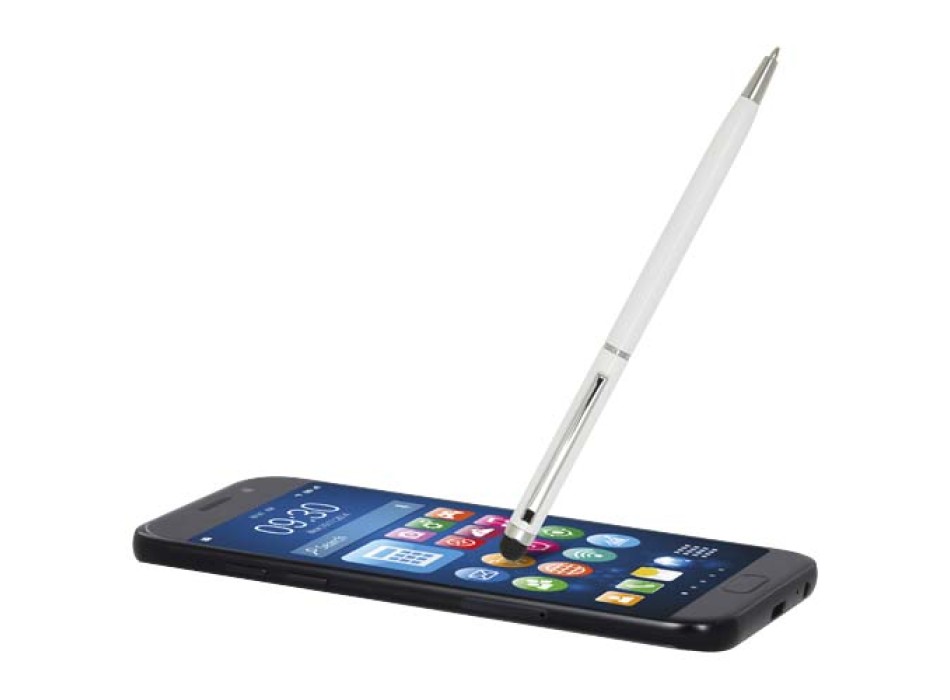 Penna a sfera in alluminio con stylus Ore (inchiostro blu)