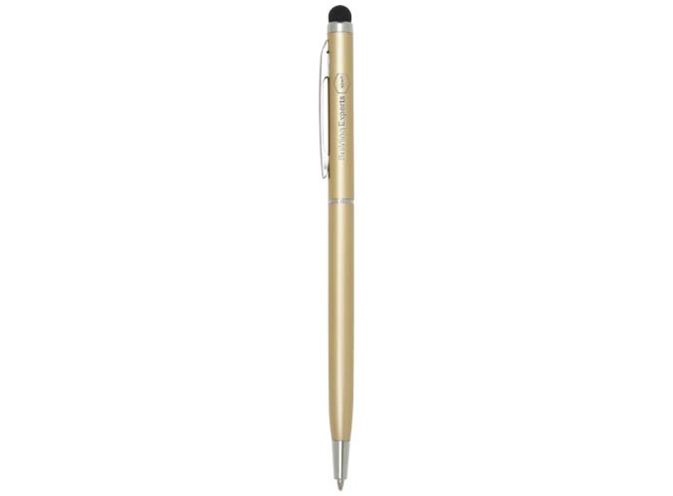 Penna a sfera in alluminio con stylus Ore (inchiostro blu)