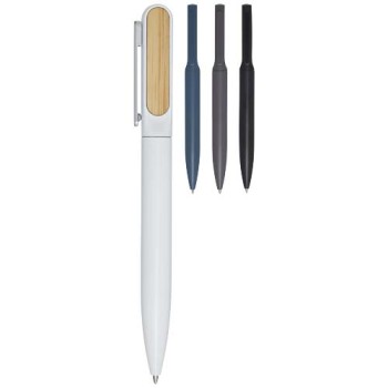 Penna a sfera in alluminio riciclato Blanca (inchiostro blu)