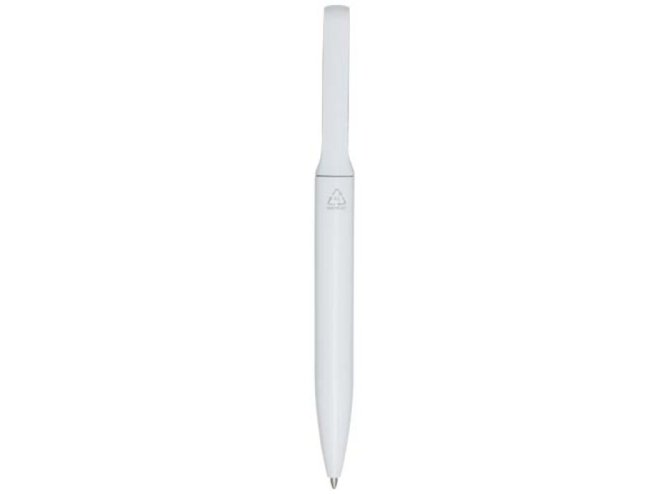 Penna a sfera in alluminio riciclato Blanca (inchiostro blu)