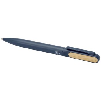 Penna a sfera in alluminio riciclato Blanca (inchiostro blu)