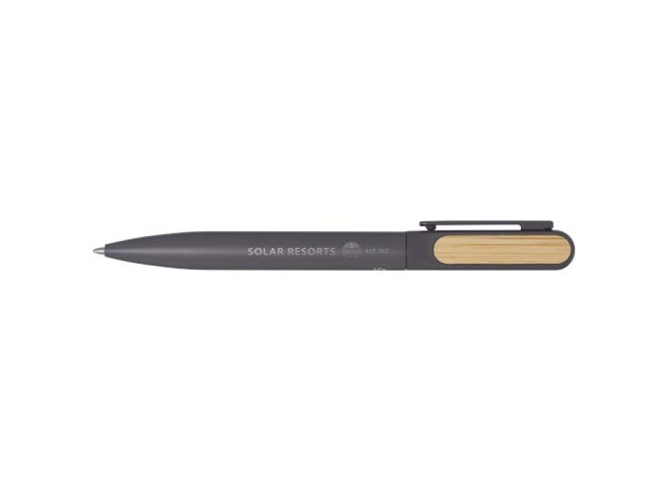 Penna a sfera in alluminio riciclato Blanca (inchiostro nero)