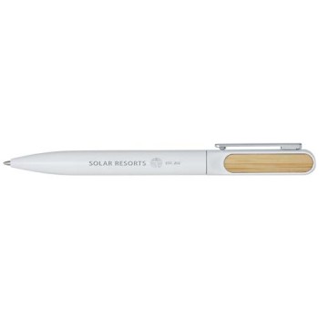 Penna a sfera in alluminio riciclato Blanca (inchiostro nero)