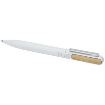 Penna a sfera in alluminio riciclato Blanca (inchiostro nero)