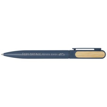 Penna a sfera in alluminio riciclato Blanca (inchiostro nero)