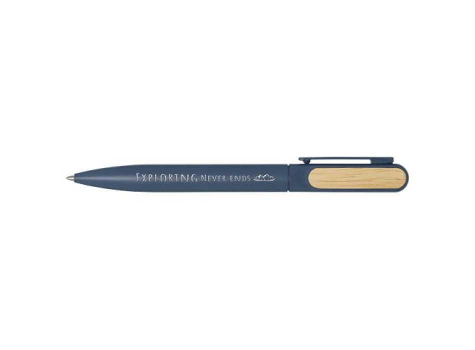 Penna a sfera in alluminio riciclato Blanca (inchiostro nero)