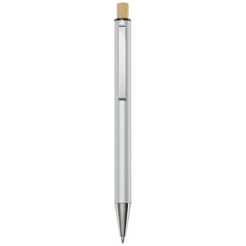 Penna a sfera in alluminio riciclato Cyrus (inchiostro blu)