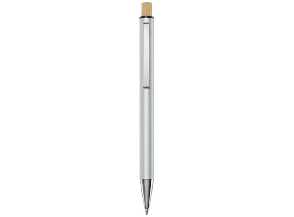 Penna a sfera in alluminio riciclato Cyrus (inchiostro blu)