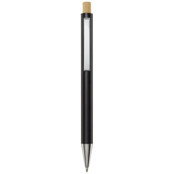 Penna a sfera in alluminio riciclato Cyrus (inchiostro blu)