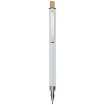 Penna a sfera in alluminio riciclato Cyrus (inchiostro nero)