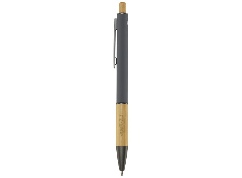 Penna a sfera in alluminio riciclato Darius (inchiostro blu)