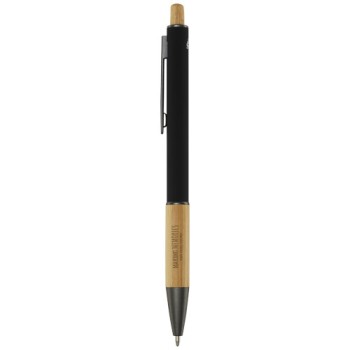 Penna a sfera in alluminio riciclato Darius (inchiostro blu)