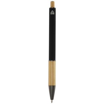 Penna a sfera in alluminio riciclato Darius (inchiostro blu)