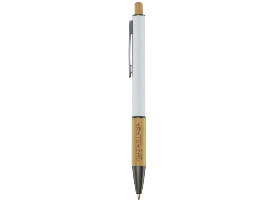 Penna a sfera in alluminio riciclato Darius (inchiostro blu)